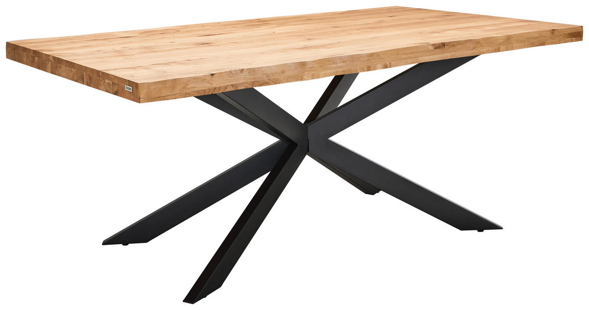 TISCHPLATTE Akazie Hartholz Akaziefarben  - Akaziefarben, Natur, Holz (180/90/5,5cm) - Valdera