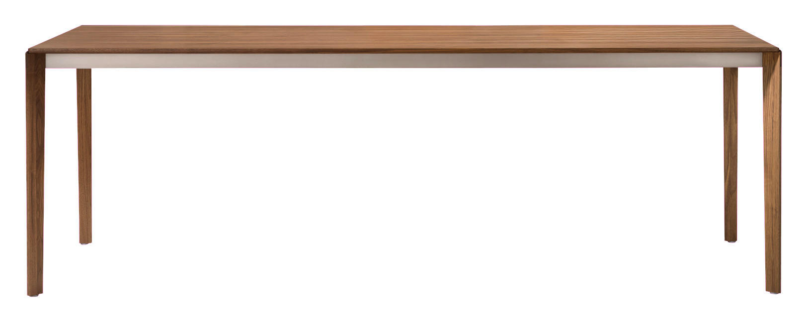 ESSTISCH in Holz, Metall 300/100/75 cm  - Edelstahlfarben/Nussbaumfarben, Design, Holz/Metall (300/100/75cm) - Team 7