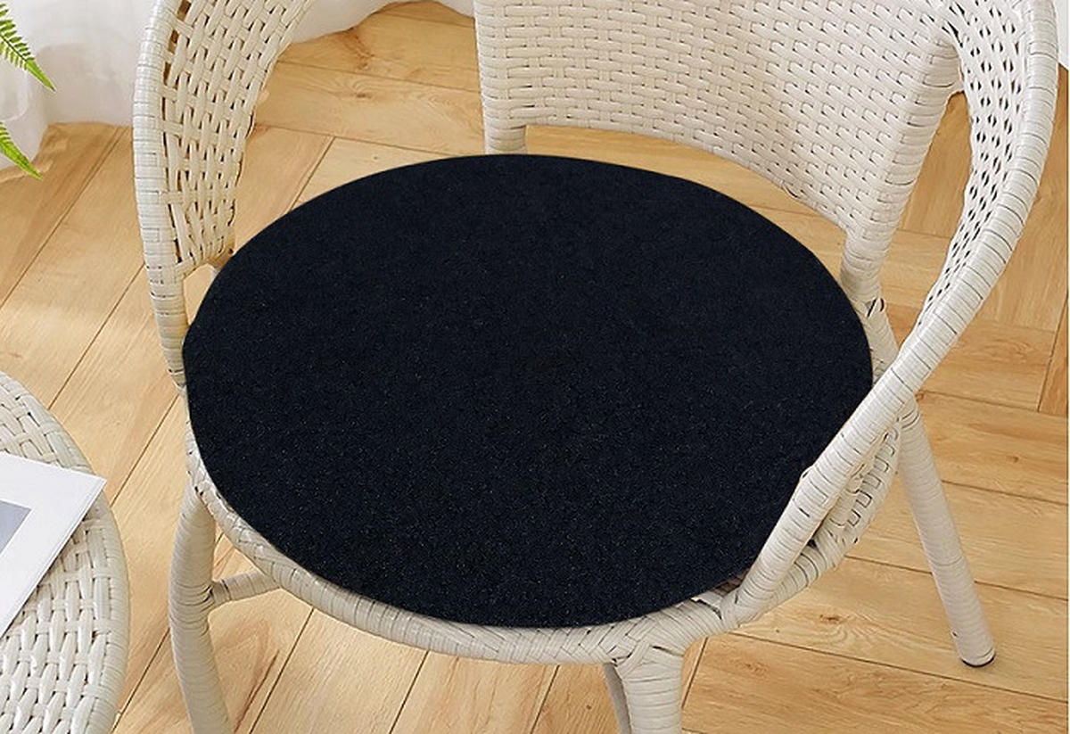 SEDEŽNA BLAZINA            38 cm    - črna, Basics, tekstil (38cm) - Novel