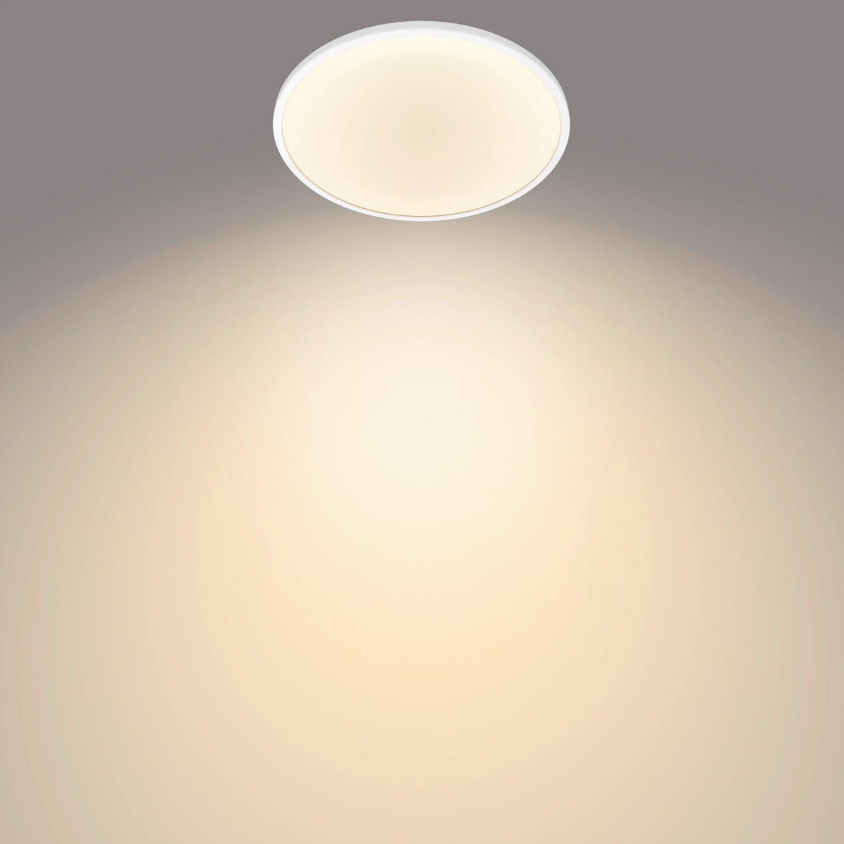 DECKENLEUCHTE Superslim 25/2,3/25 cm   - Weiß, KONVENTIONELL, Kunststoff (25/2,3/25cm) - Philips