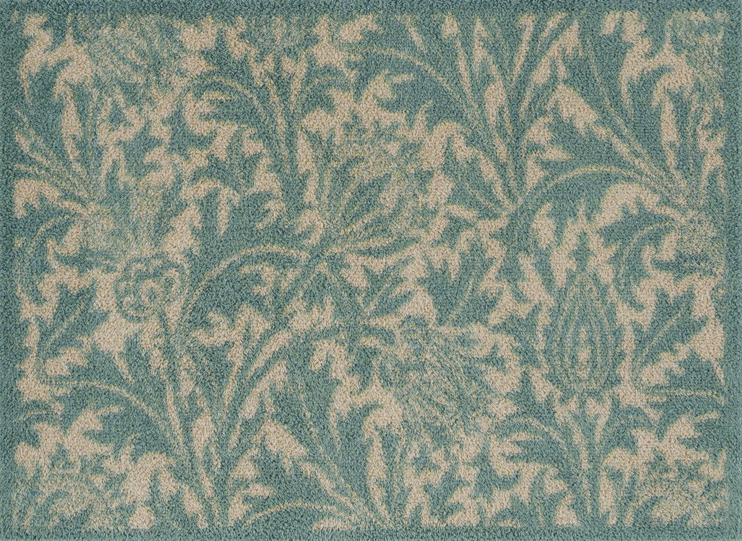 FUßMATTE  60/85 cm  Grün  - Grün, Design, Kunststoff/Textil (60/85cm) - wash+dry