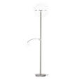 LED-DECKENFLUTER 40/180 cm    - Weiß/Nickelfarben, KONVENTIONELL, Kunststoff/Metall (40/180cm) - Dieter Knoll