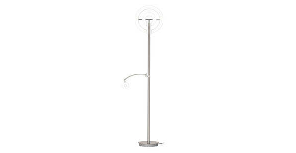 LED-DECKENFLUTER 40/180 cm    - Weiß/Nickelfarben, KONVENTIONELL, Kunststoff/Metall (40/180cm) - Dieter Knoll