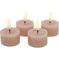 VÄRMELJUS MED LED  - ljusrosa, Lifestyle, plast/paraffin (4,5/2,5cm) - Ambia Home