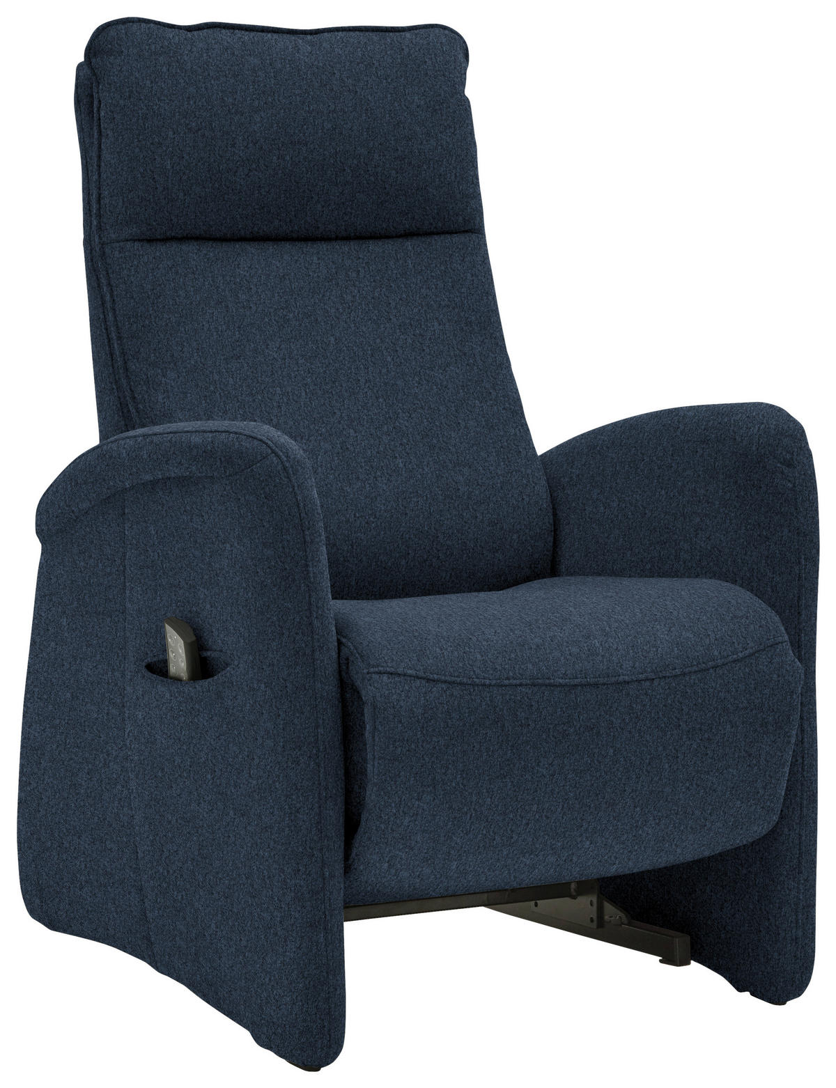 FERNSEHSESSEL in Chenille Blau  - Blau, Konventionell, Textil (79/114/87-176cm) - Valdera