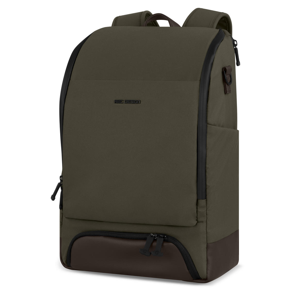WICKELRUCKSACK Active  - Olivgrün, Basics, Textil (44/30/17cm) - ABC Design