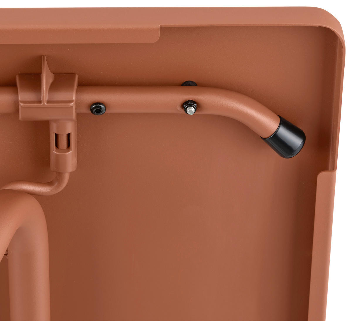 GARTENKLAPPTISCH 120/64/73 cm Metall rechteckig  - Rot, Basics, Metall (120/64/73cm) - Lafuma Mobilier