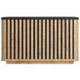COUCHTISCH in Holz 70/70/42 cm  - Schwarz/Akaziefarben, LIFESTYLE, Holz (70/70/42cm) - Landscape