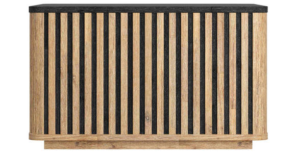 COUCHTISCH in Holz 70/70/42 cm - Schwarz/Akaziefarben, LIFESTYLE, Holz (70/70/42cm) - Landscape