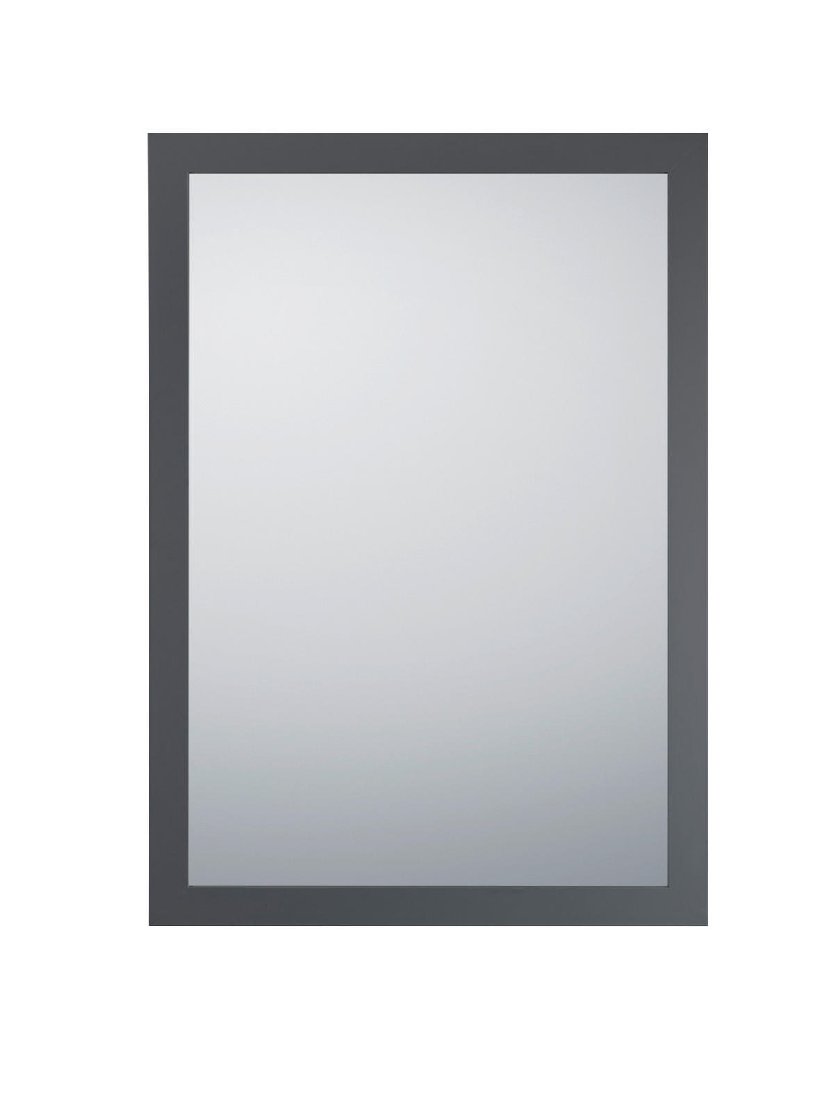 WANDSPIEGEL 48/68/2 cm    in rechteckig  - Anthrazit, Trend, Glas/Holzwerkstoff (48/68/2cm) - Boxxx