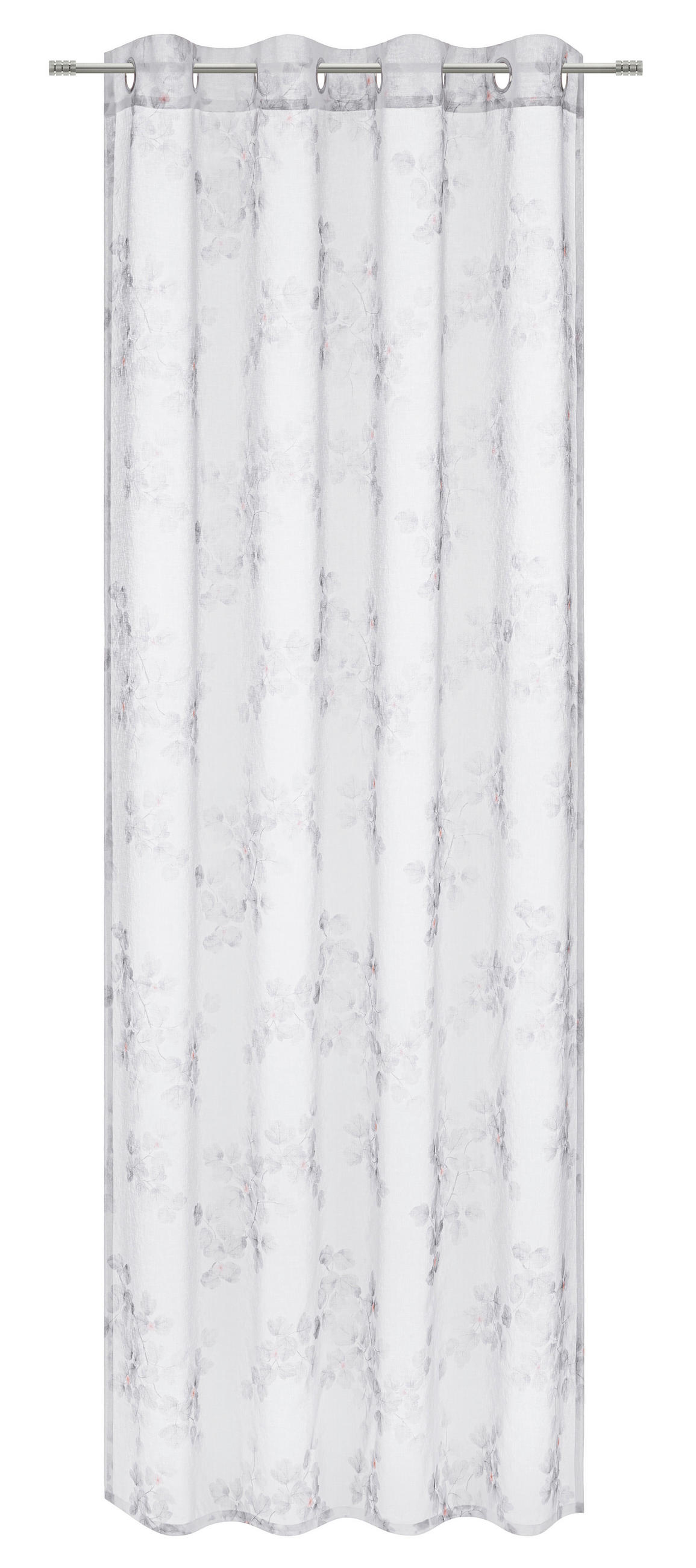 ÖSENSCHAL AIMO halbtransparent 135/245 cm   - Grau, Natur, Textil (135/245cm) - Esposa