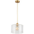 HÄNGELEUCHTE 25/125 cm  - Klar, Trend, Glas/Metall (25/125cm) - Novel