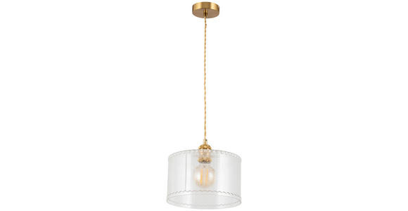 HÄNGELEUCHTE 25/125 cm - Klar, Trend, Glas/Metall (25/125cm) - Novel