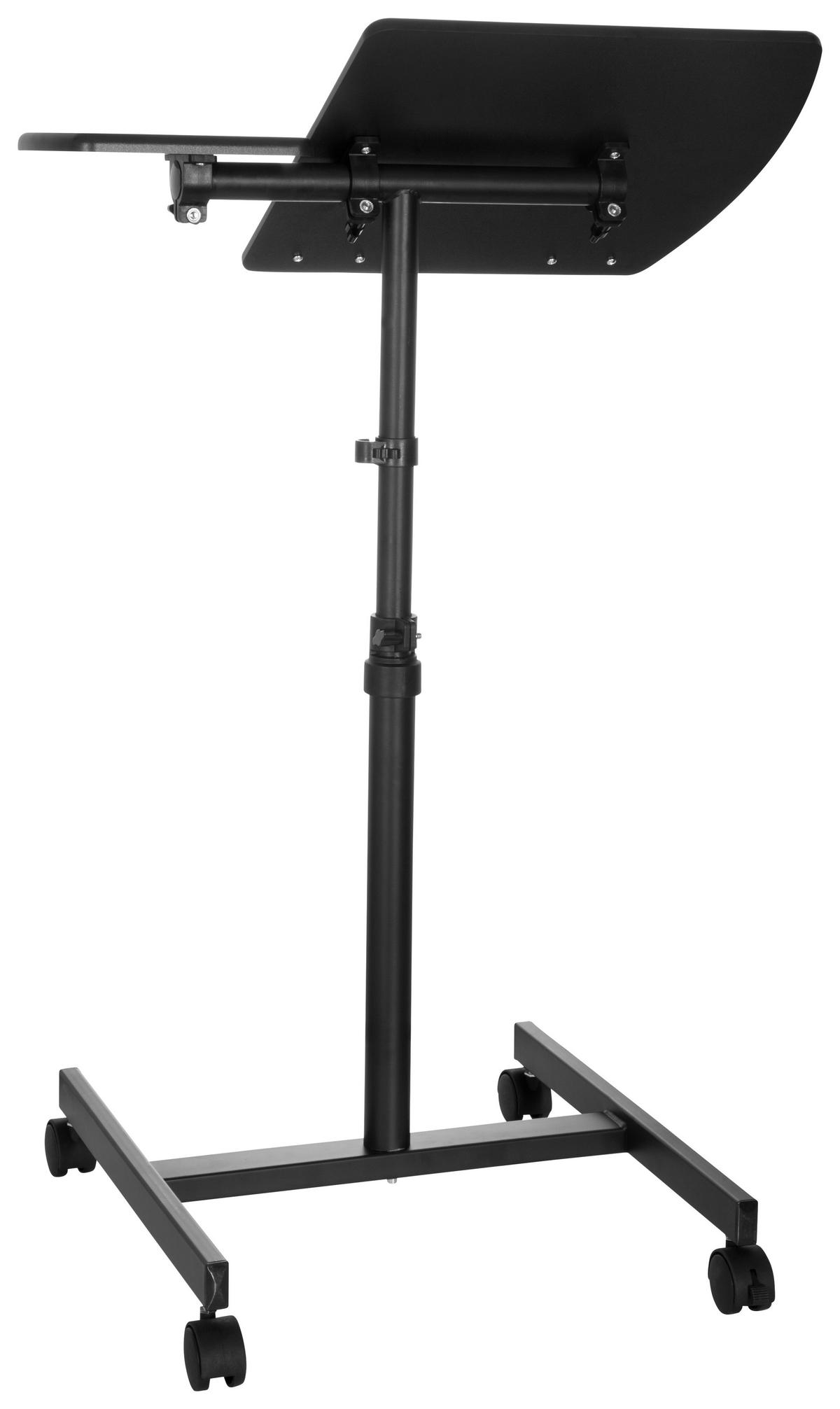 SKRIVBORD  i svart  - svart, Basics, metall/trämaterial (40/44/68,5cm) - MID.YOU