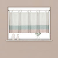 KURZGARDINE   140/50 cm   - Hellrosa/Weiß, Basics, Textil (140/50cm)