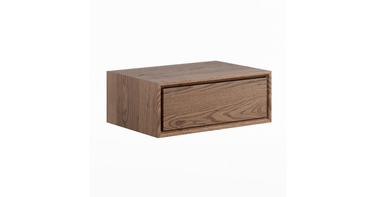 Linea Natura NACHTKÄSTCHEN 50/19/35 cm in massiv Eiche Eiche dunkel ...