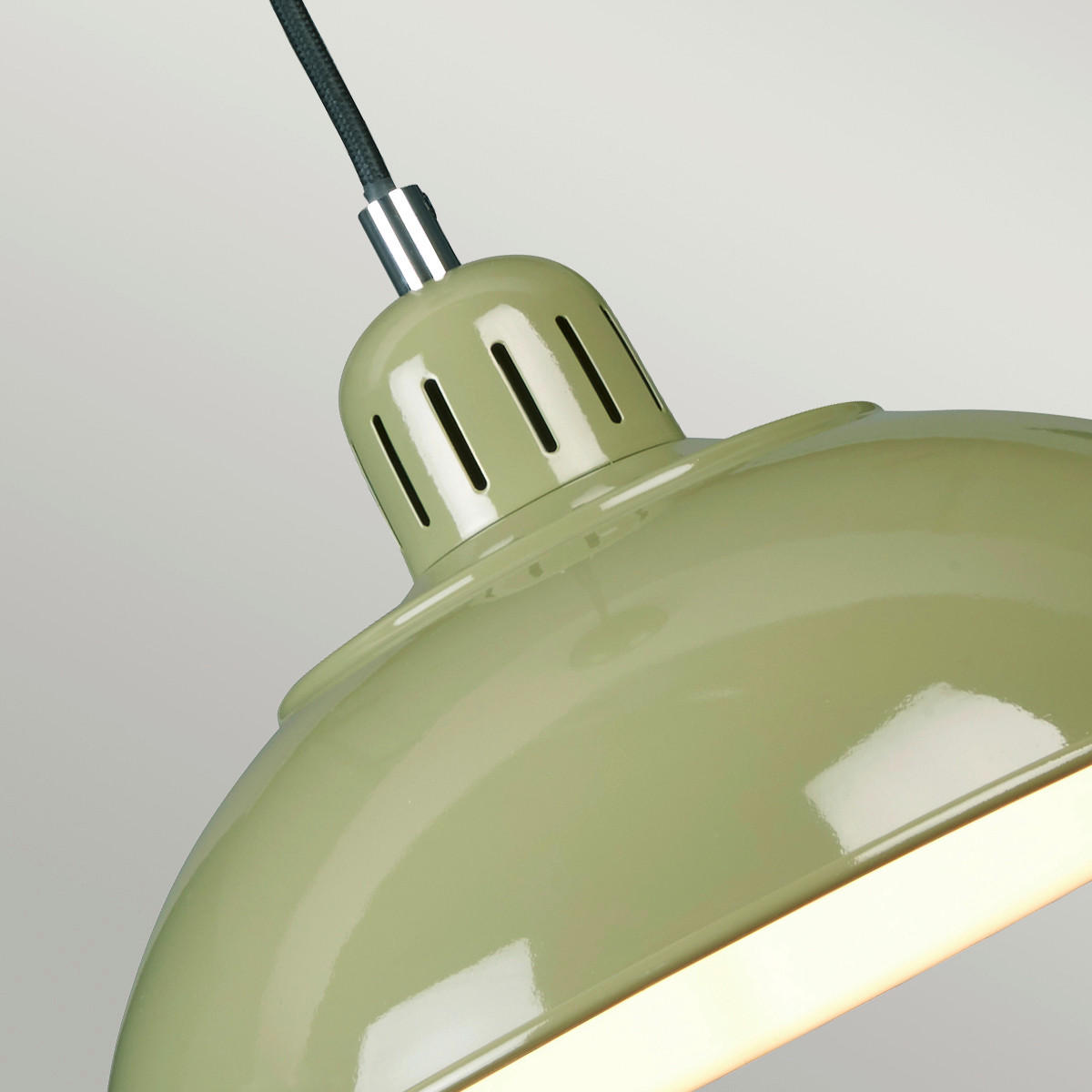 HÄNGELEUCHTE  30/29.9 cm   - Grün, Design, Metall (30/29.9cm) - Elstead Lighting
