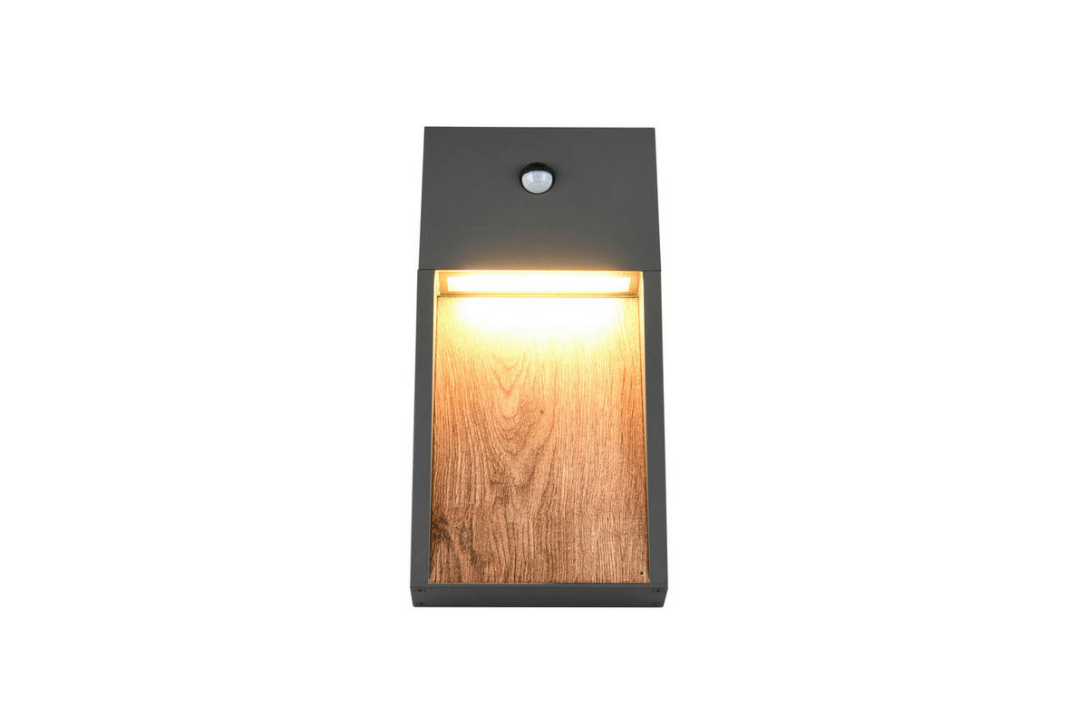 APLICĂ DE EXTERIOR - antracit/culoare natur, Basics, metal (33/16,5/4,5cm)