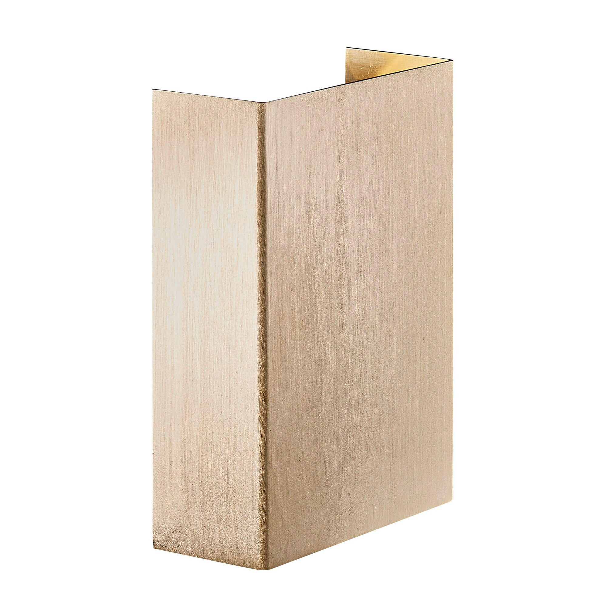 WANDLEUCHTE Fold 14.9/5/10.6 cm  - Messingfarben, Design, Metall (14.9/5/10.6cm) - Nordlux