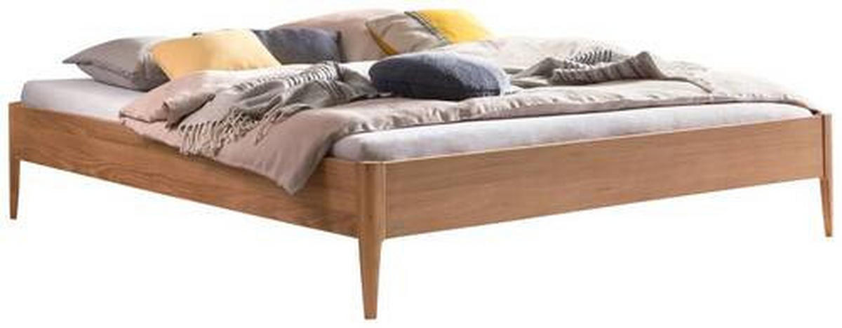 BETT 140/200 cm  in Eichefarben   - Eichefarben, Basics, Holz (140/200cm) - Hasena