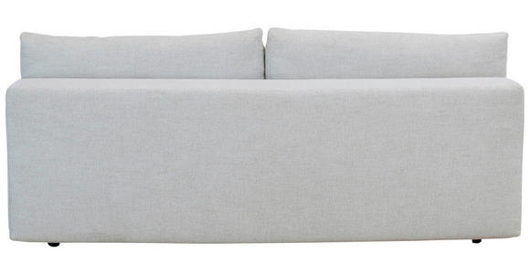 BOXSPRINGSOFA in Chenille Ecru  - Ecru/Schwarz, MODERN, Kunststoff/Textil (210/72/105cm) - Cantus
