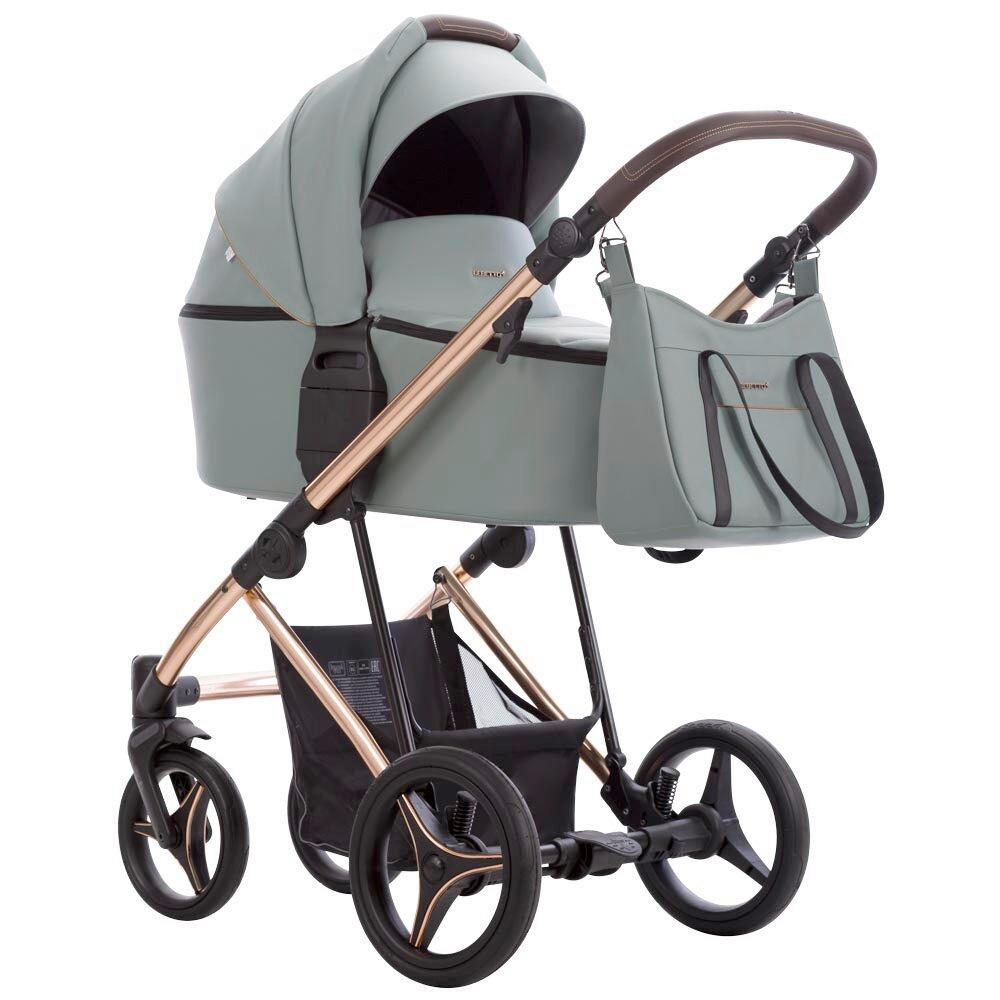 DJEČJA KOLICA FLAVIO PREMIUM  Flavio Premium  - svijetlo siva, Basics, tekstil/metal (50/90/50cm) - BEBETTO