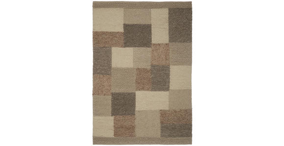 HANDWEBTEPPICH 80/150 cm Naturfarben - Naturfarben, LIFESTYLE, Textil (80/150cm) - Linea Natura