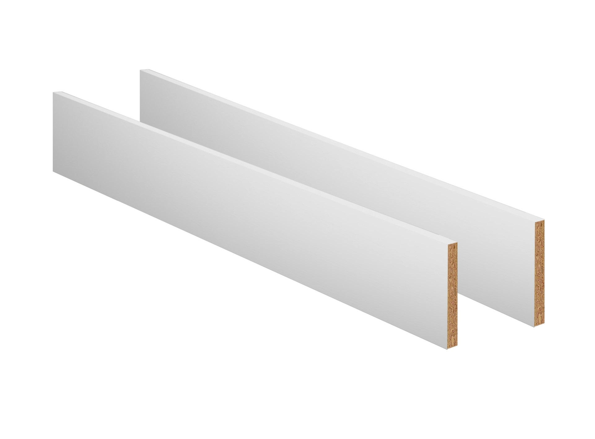UMBAUSEITEN Chico Weiß - Weiß, Basics (140,5/25/1,8cm) - My Baby Lou