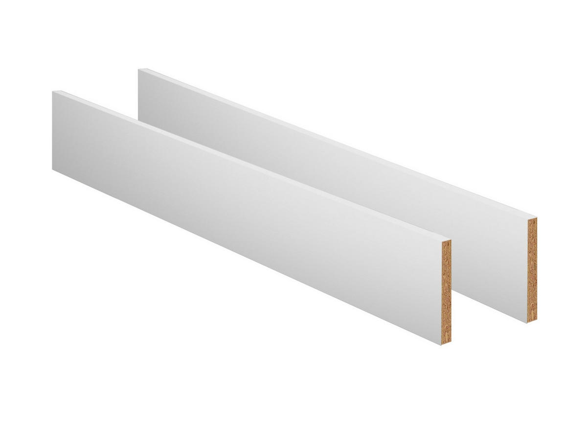 UMBAUSEITEN Chico  - Weiß, Basics, Holzwerkstoff (140,5/25/1,8cm) - My Baby Lou