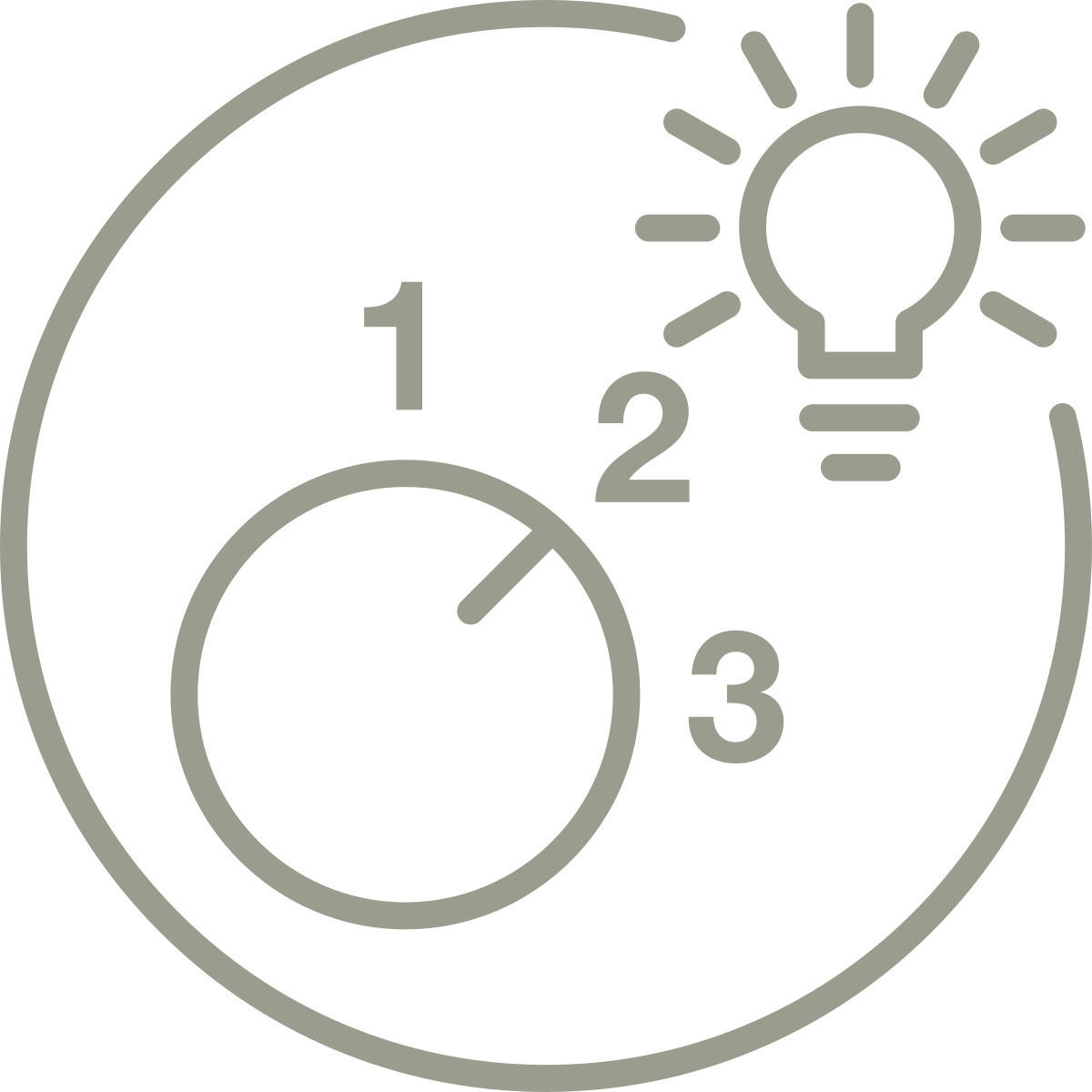 STOLNÍ LED LAMPA, 27,6/20/32,8 cm - Design (27,6/20/32,8cm) - Globo