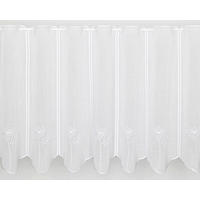 VITRÁZSFÜGGÖNY 60 cm  - fehér, Basics, textil (60cm)