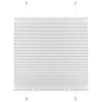 PLISSEE  halbtransparent   80/130 cm   - Weiß, Basics, Textil (80/130cm) - Boxxx