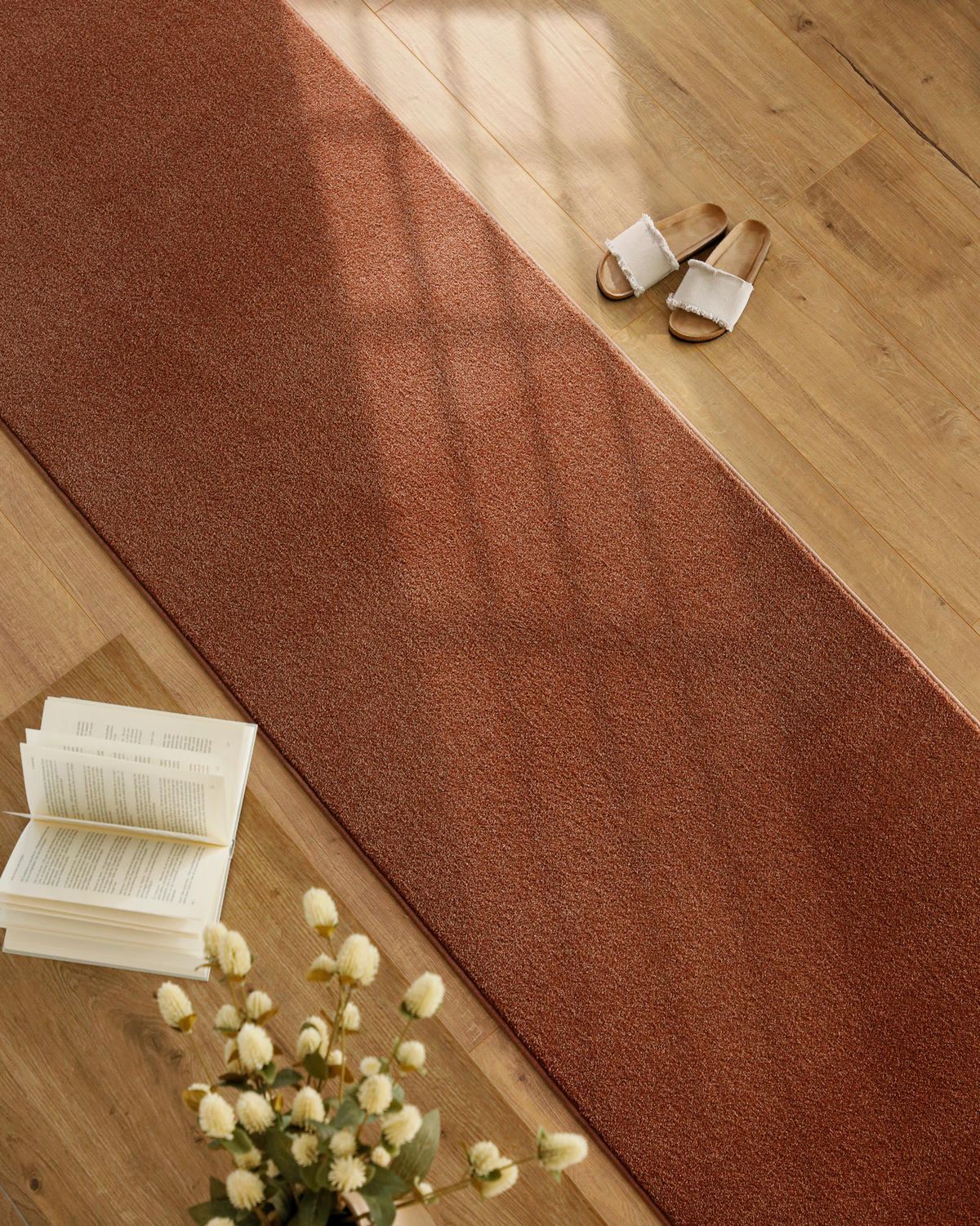 LÄUFER 80/300 cm Vegas  - Terracotta, Basics, Textil (80/300cm) - Esprit
