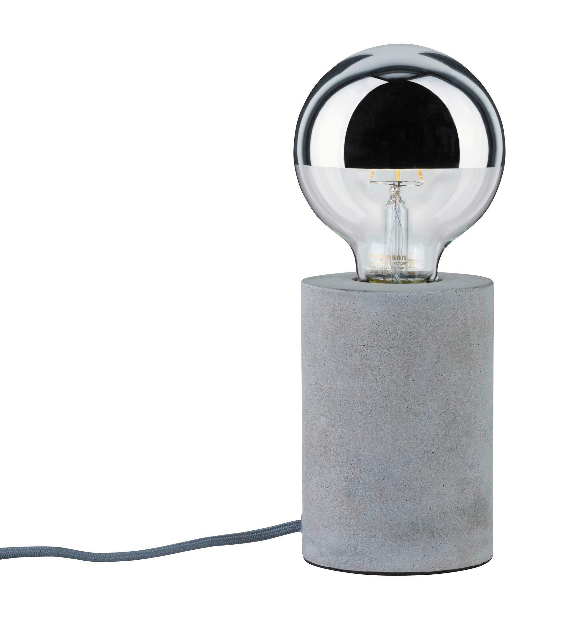 TISCHLEUCHTE 22/13 cm   - Grau, Design, Stein (22/13cm) - Paulmann