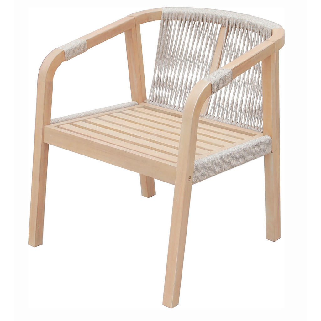 Thumbnail - Gardenson Gartensessel, Hellbraun, Holz, Textil, Akazie, Hartholz, eckig, 75x63.5x59 cm, wetterbeständig, UV-beständig, ...