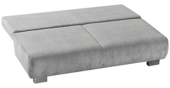 SCHLAFSOFA in Cord Hellgrau  - Hellgrau, KONVENTIONELL, Textil/Metall (196/89/94cm) - Novel