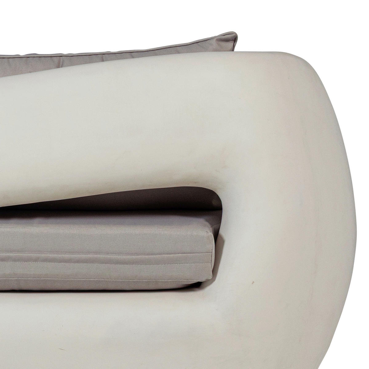 LOUNGEGARNITUR   222/83/88 cm  - Naturfarben, MODERN, Kunststoff/Textil (222/83/88cm) - Livetastic