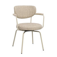 STOL MED ARMSTÖD     - beige/svart, Klassisk, metall/trä (62/81/60cm) - Rowico