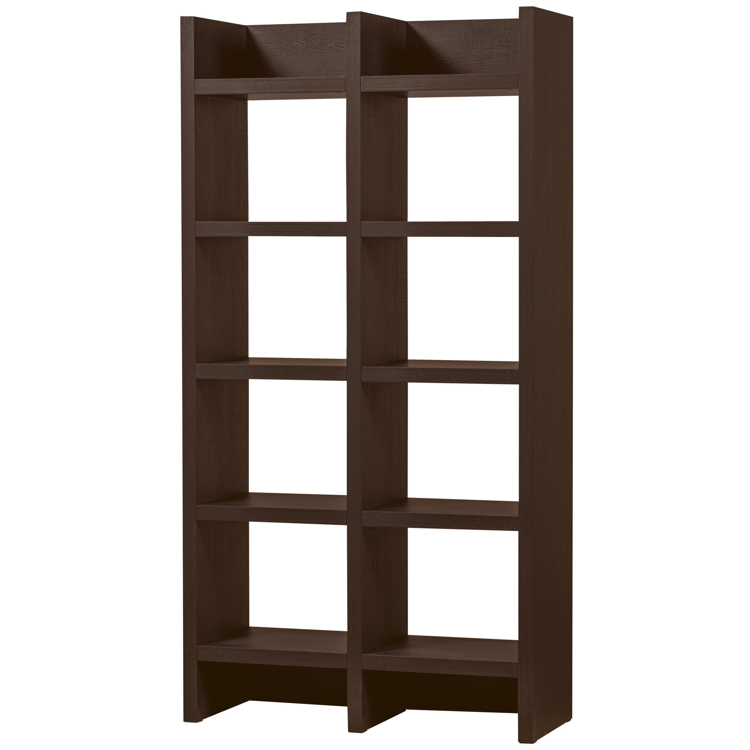 REGAL Dunkelbraun  - Dunkelbraun, Design, Holzwerkstoff (100/195/40cm) - Livetastic