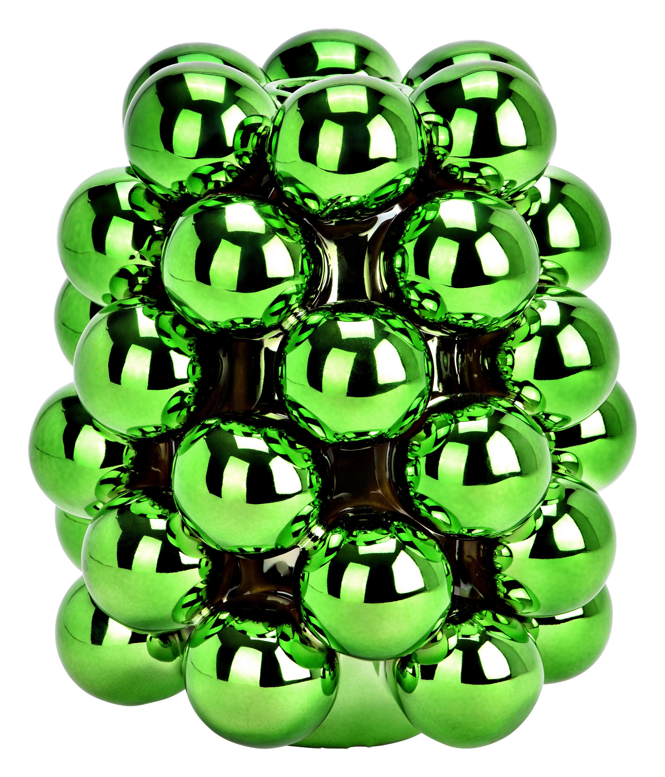 VASE  - Grün, Basics, Keramik (14,0/17,0/14,0cm)