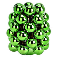 VASE  - Grün, Basics, Keramik (14,0/17,0/14,0cm)