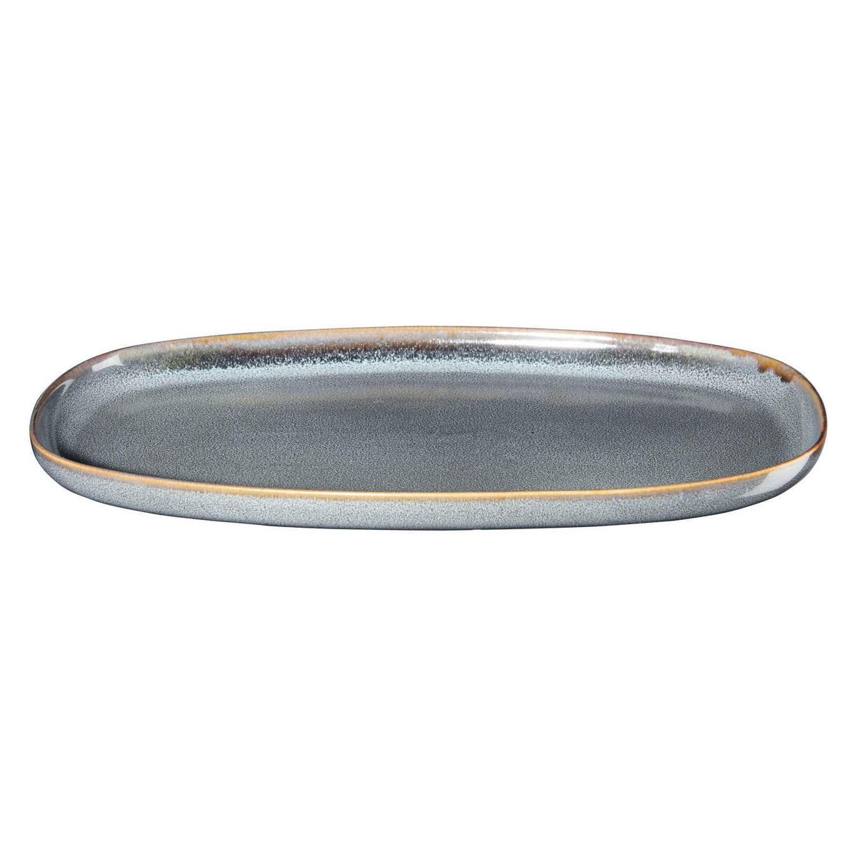 SERVIERPLATTE - Blau, Design, Stein (31/18/2cm) - ASA