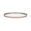 SERVIERTABLETT    24 cm  - Beige, Basics, Glas/Metall (24cm) - Ambia Home
