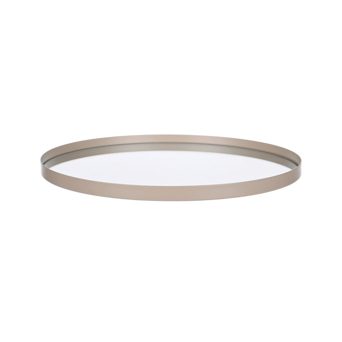 POSLUŽAVNIK ZA SERVIRANJE    24 cm          - bež, Basics, staklo/metal (24cm) - Ambia Home
