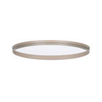 SERVIERTABLETT    24 cm  - Beige, Basics, Glas/Metall (24cm) - Ambia Home