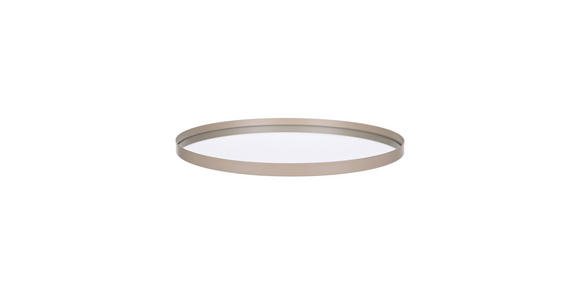 SERVIERTABLETT    24 cm  - Beige, Basics, Glas/Metall (24cm) - Ambia Home