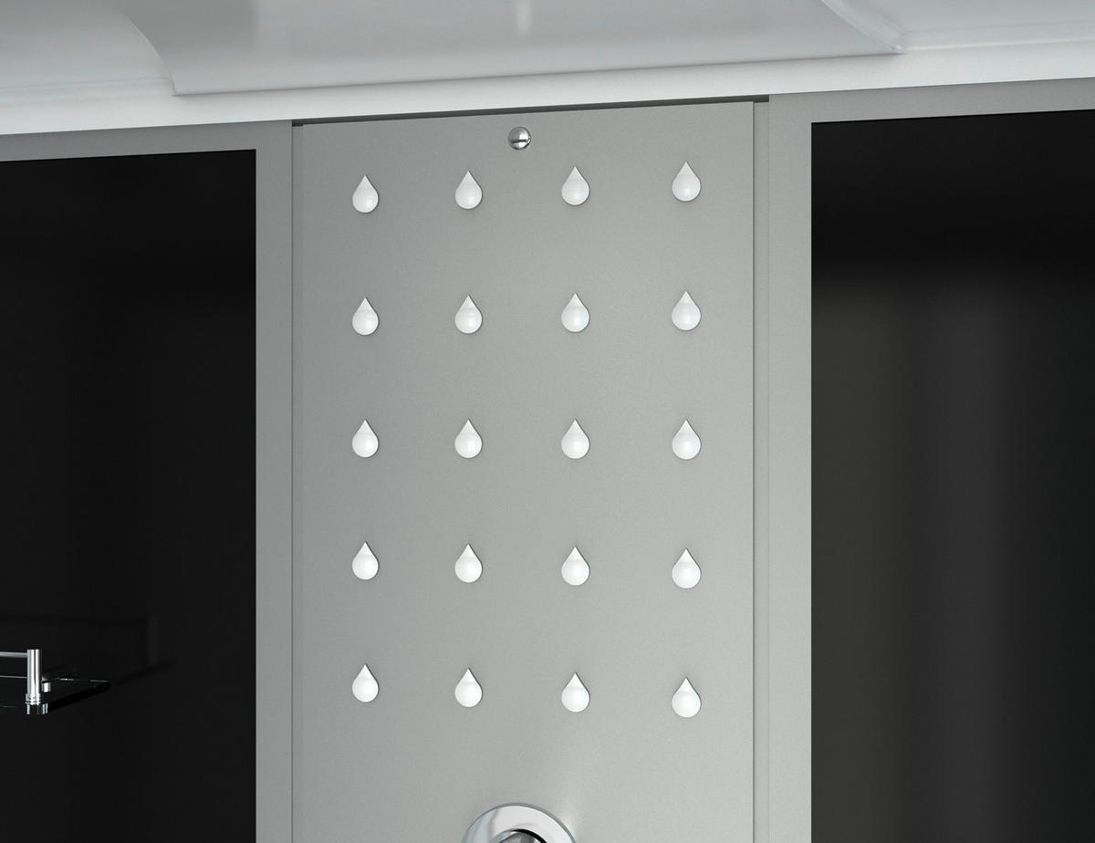 DAMPFDUSCHE 154/225/87 cm  in  - Basics, Glas (154/225/87cm) - Sanotechnik