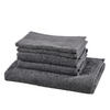 FROTTIERSET Anthrazit, Grau 5-teilig  - Anthrazit/Grau, Basics, Textil - Joop!