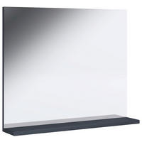 Oglindă De Perete 50/60/2 cm    - alb/antracit, Modern, material pe bază de lemn (50/60/2cm) - MID.YOU