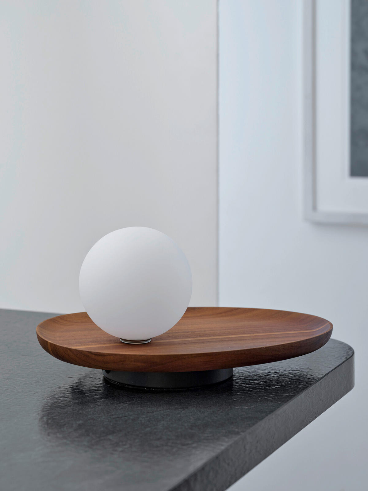 TISCHLEUCHTE 32,5/24/13,5 cm   - Akaziefarben, Basics, Glas/Holz (32,5/24/13,5cm) - Osram